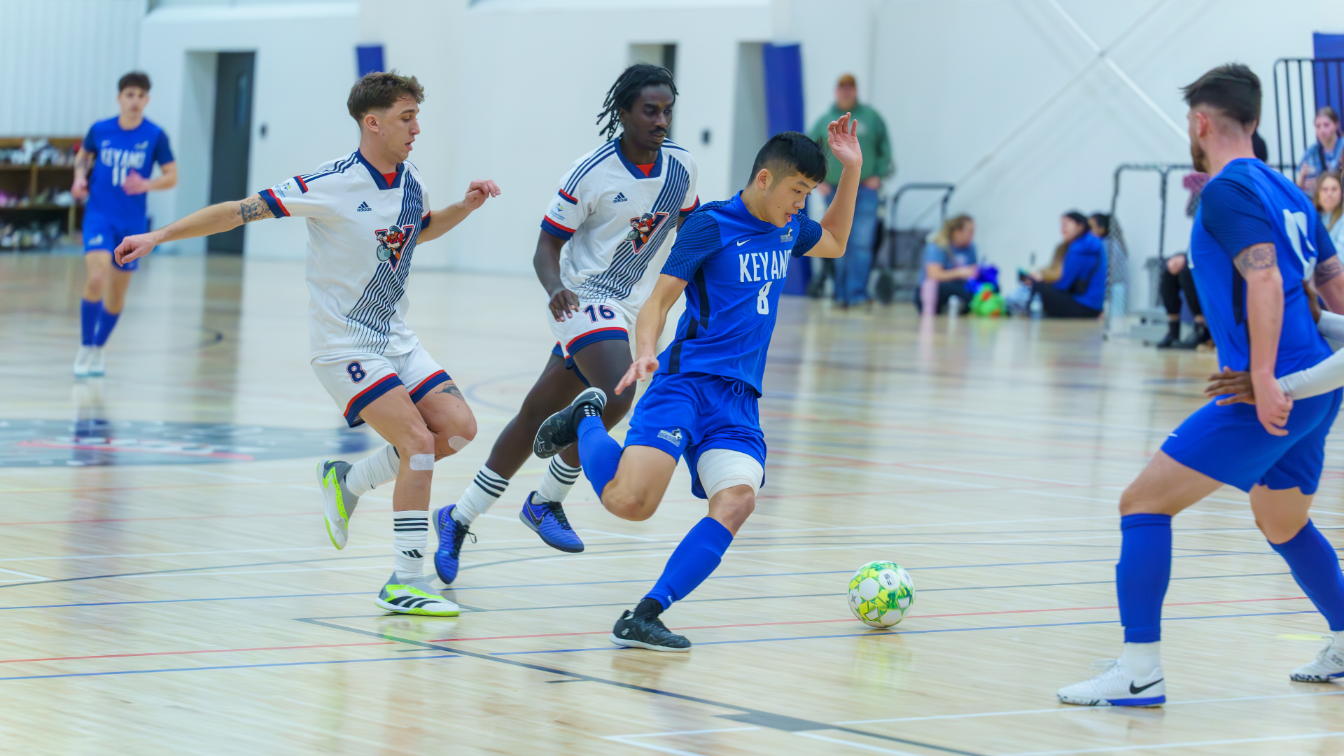 Men's Futsal Huskies top Pool A competition; earn by into Sunday's semifinals