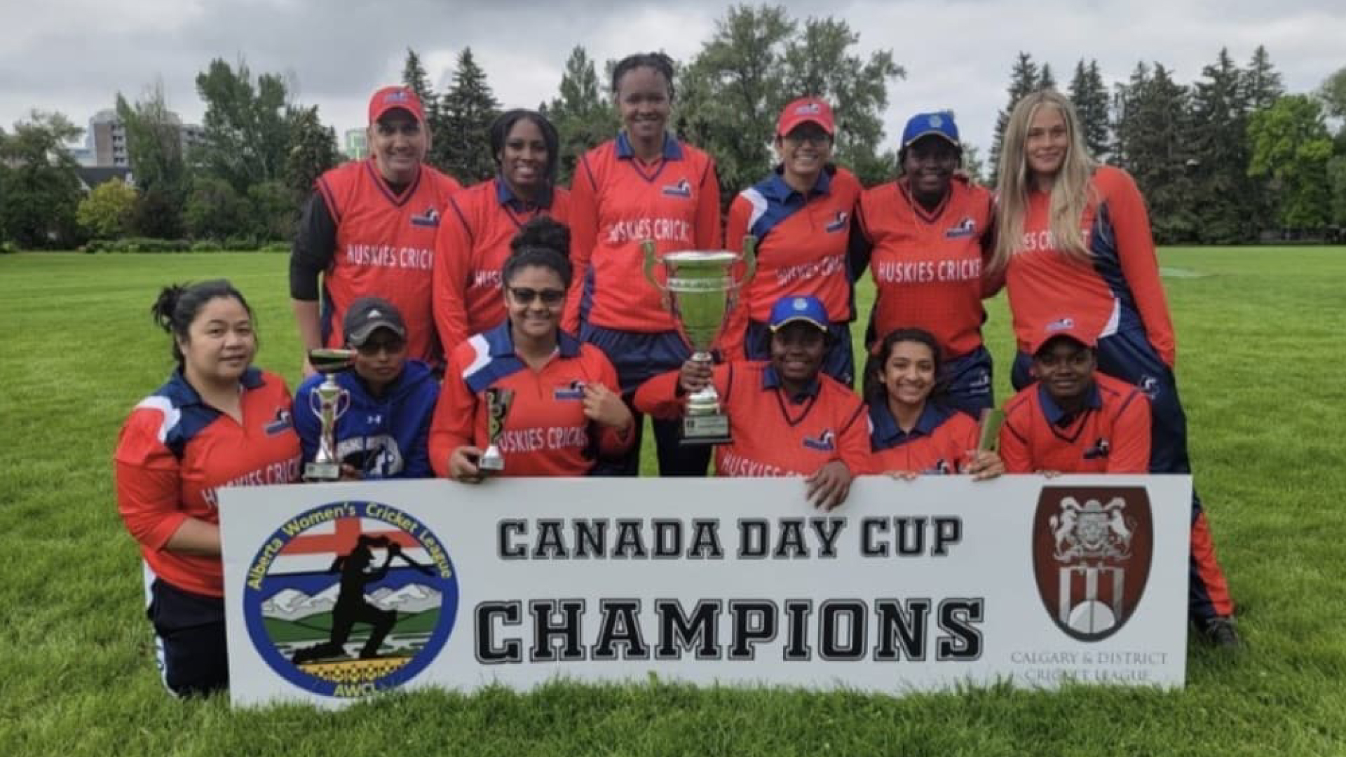 Women's Cricket Huskies triumphant at Canada Day Cup